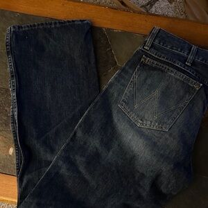Wrangler Men's Blue Jeans 35x34